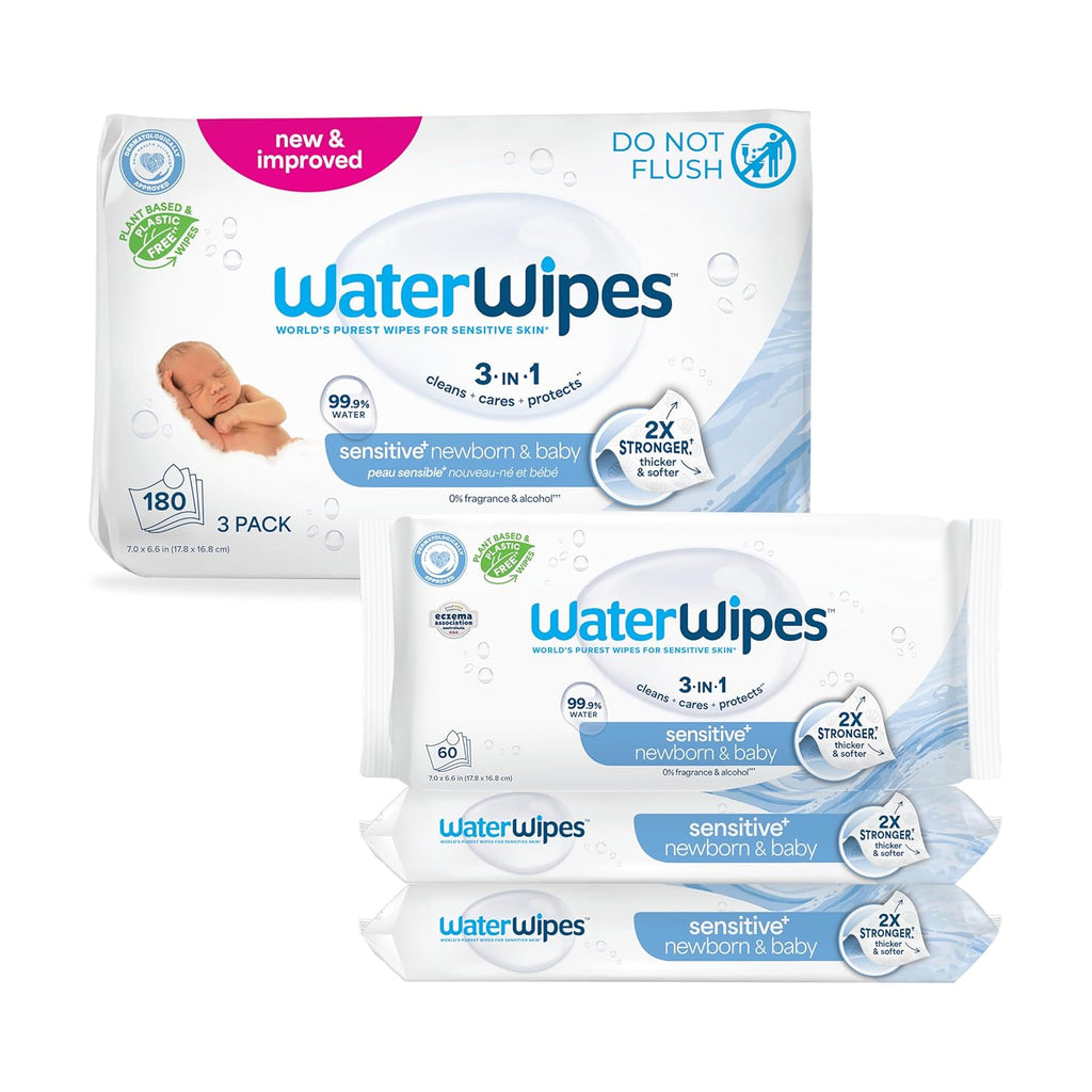 WaterWipes Original 99.9% Water Based Baby Wipes