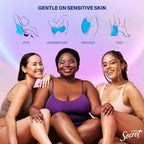 Gentle on sensitive skin: pits, underboobs, privates, feet — trusted skincare for all body areas