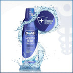 Oral-B Mouth Sore Oral Rinse with hydrogen peroxide, soothing mint, alcohol-free, for canker sores and braces irritation