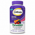 Caltrate Bone Health Advanced 600+D3 plus Minerals Multi-Flavor Calcium Chewables, 155 Ct