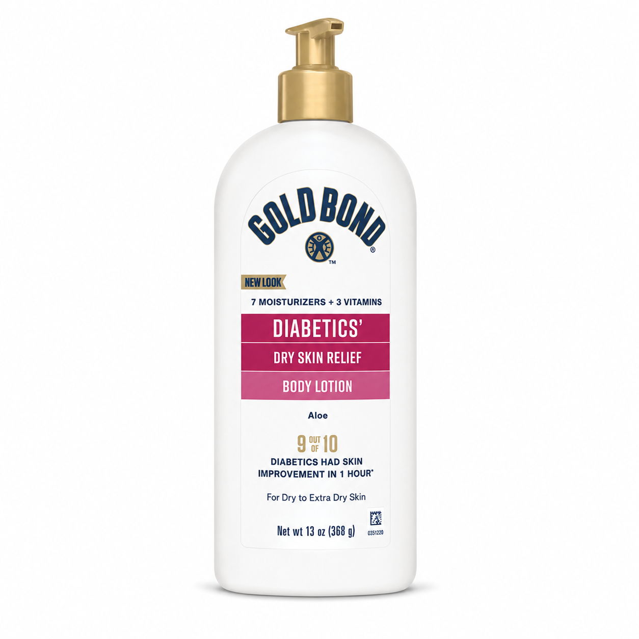 Gold Bond Ultimate Diabetic Skin Relief Lotion, Fragrance Free 13 oz by Gold Bond Ultimate