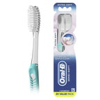 Oral-B Sensi-Soft Manual Toothbrush, Extra Soft Bristles for Sensitive Teeth & Gums, 2 Count Oral-B