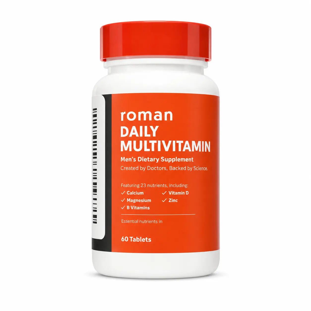 Roman Daily Multivitamin Supplement for Men's Health with 23 Nutrients